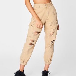 ISO CARMAR SAND ELASTIC CARGO PANT